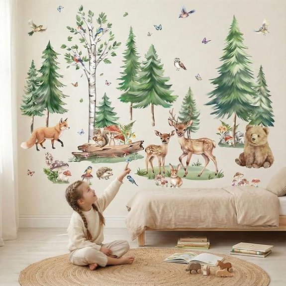 Forest Animals Peel and Stick Wall Decals
